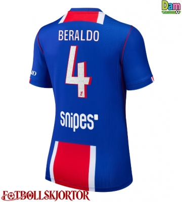 Paris Saint-Germain Lucas Beraldo #4 Hemmatröja Dam 2026-27 Kortärmad